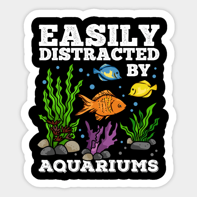 Aquarium Fishkeeper Sticker by KAWAIITEE